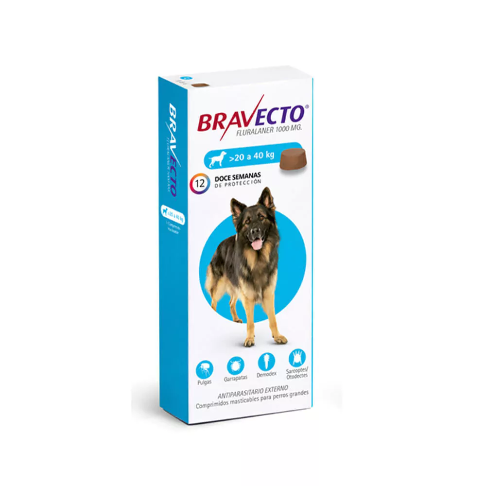 BRAVECTO DE 20 A 40 KG