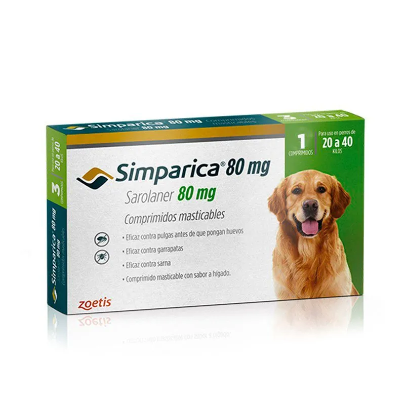 SIMPARICA DE 20 A 40 KG