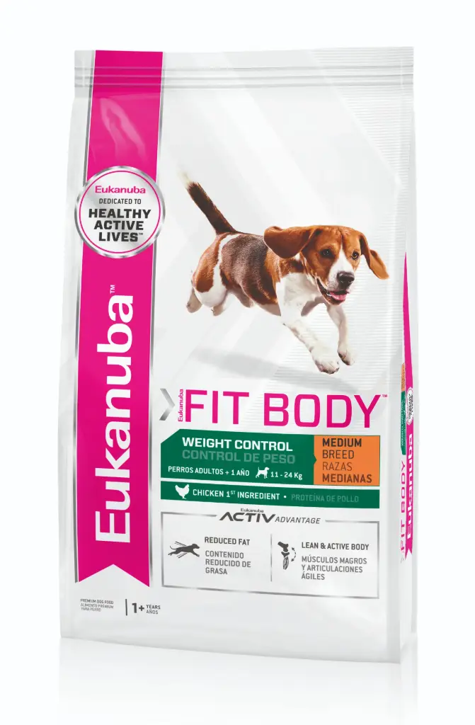EUKANUBA FIT BODY MEDIUM BREED X 3 KG-(EUKANUBA)