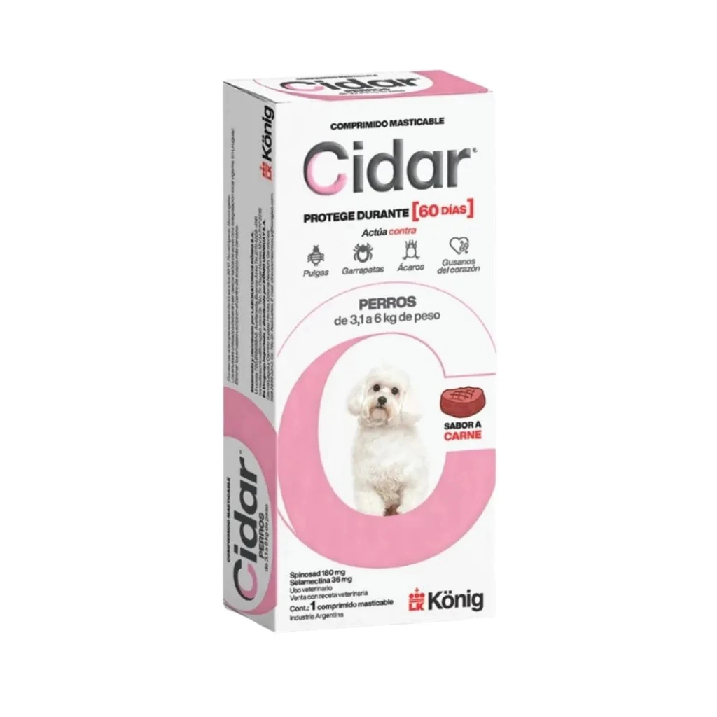 CIDAR PERRO DE 3.1 A 6 KG