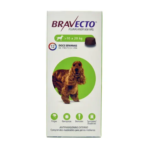[184] BRAVECTO DE 10 A 20 KG