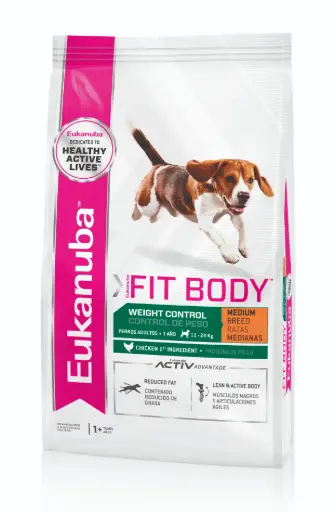 EUKANUBA FIT BODY MEDIUM BREED X 3 KG-(EUKANUBA)