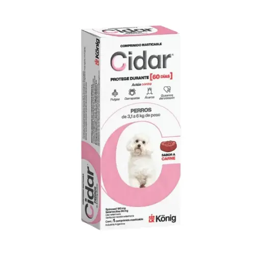 CIDAR PERRO DE 3.1 A 6 KG